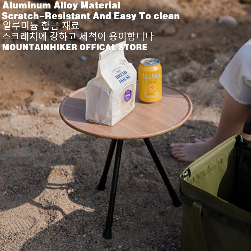 MOUNTAINHIKER Telescopic Folding Round Table