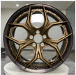 10 spoke Forged 2 Piece Bronze Black Aluminum Alloy Wheels
