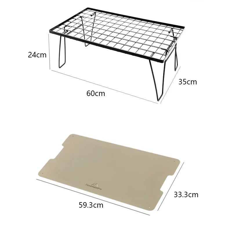MOUNTAINHIKER Telescopic Folding Round Table