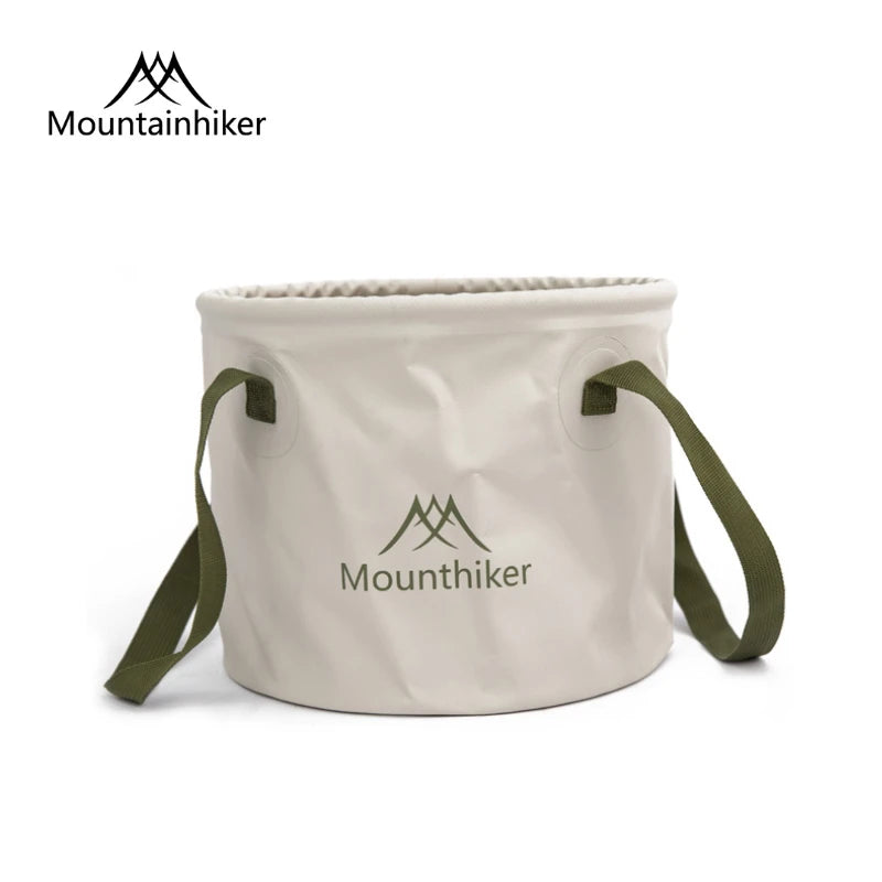 MOUNTAINHIKER Outdoor Foldable 10L Round Bucket Storage Bag