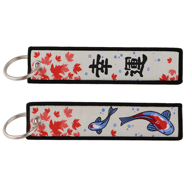 Japanese Good Luck Key Tag – Keychain for Cars, Motorcycles & Keys