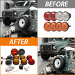 10PCs/Kit Smoke Lens  Upgrade Kit For Land Rover Defender 1990-2016