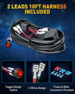 NAOEVO 4 Inch 2Pcs LED Pod Lights