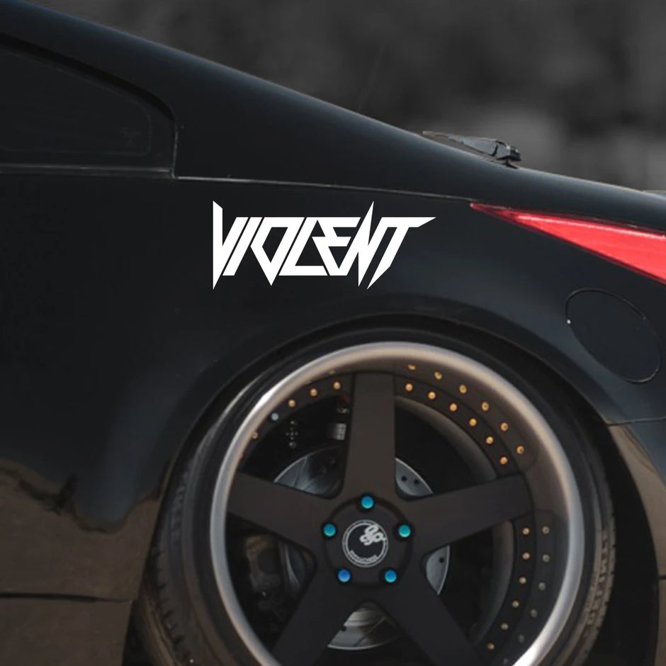 VIOLENT Car Stickers