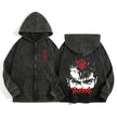 Berserk Wash Zip Up Hoodie