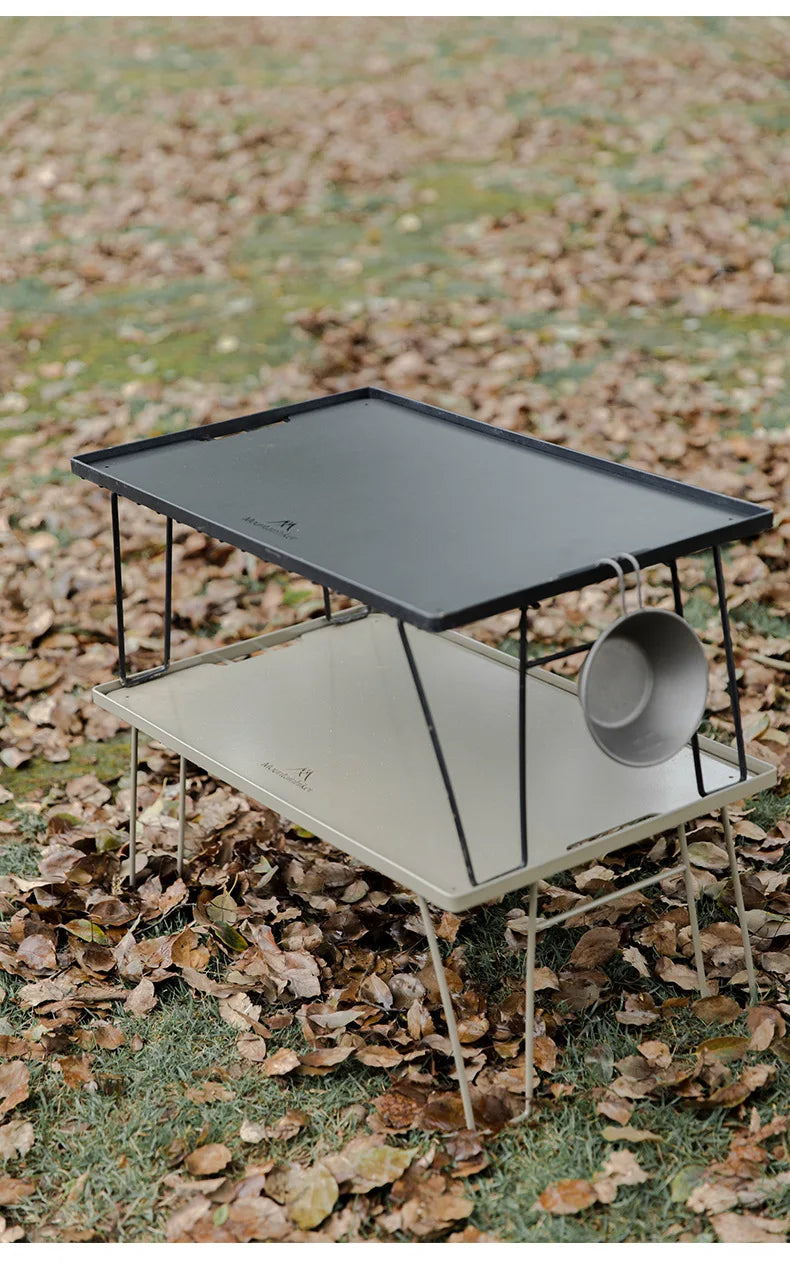 MOUNTAINHIKER Telescopic Folding Round Table