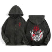 Berserk Wash Zip Up Hoodie