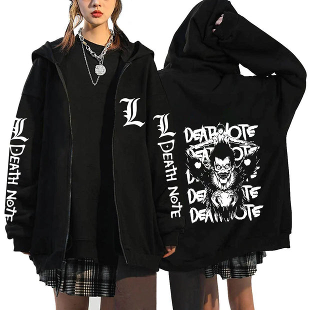 Death Note Printed Hoodie