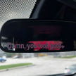 Dann You Look Good Decoration Rear View Mirror