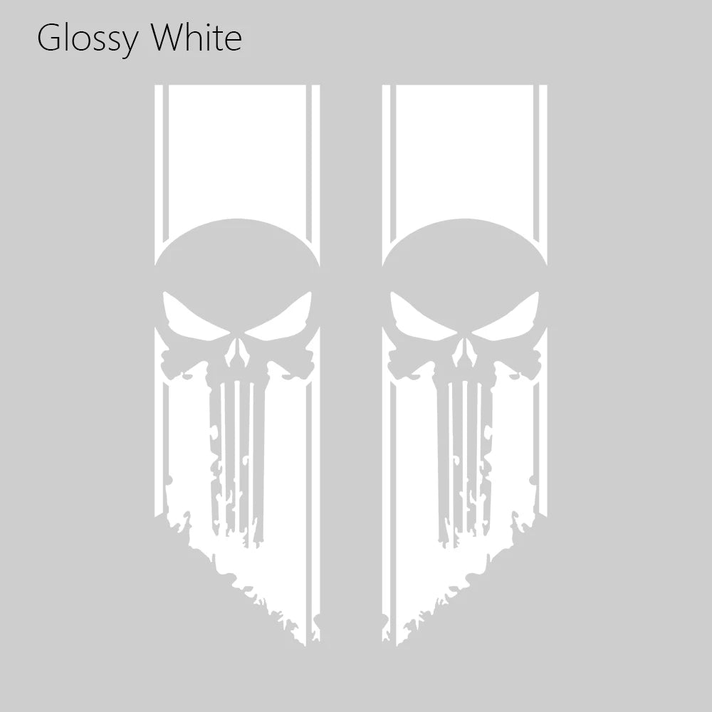 Ghost Pattern Stickers Universal Car Tail Decoration Decals Compatible with RAM GMC F-150 Hilux Frontier Isuzu Pickup trucks