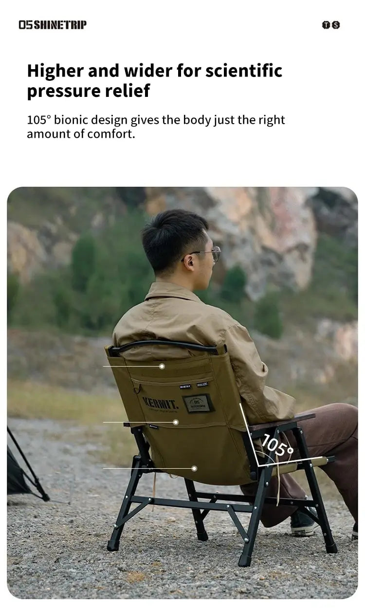 ShineTrip Outdoor Tactical Camping Chair