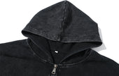 Berserk Wash Zip Up Hoodie