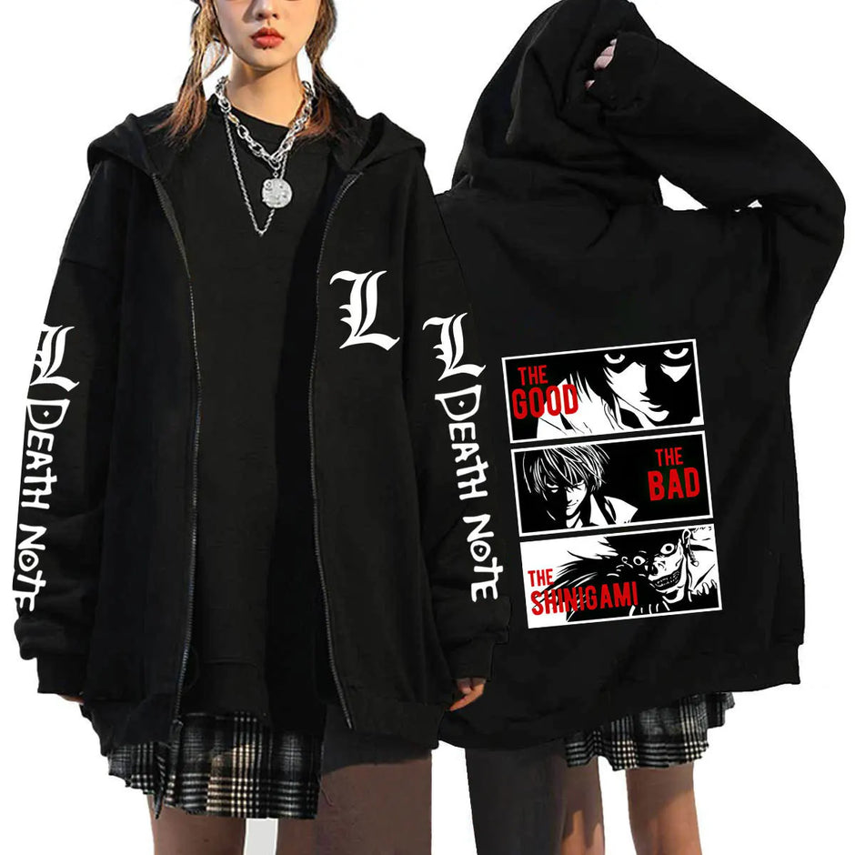 Death Note Printed Hoodie