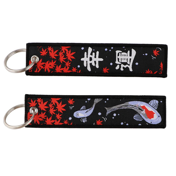 Japanese Good Luck Key Tag – Keychain for Cars, Motorcycles & Keys