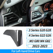 Carbon Fiber Gear Shift Side Panel Cover for BMW 3/4 Series & M3/M4 (G20–G82)