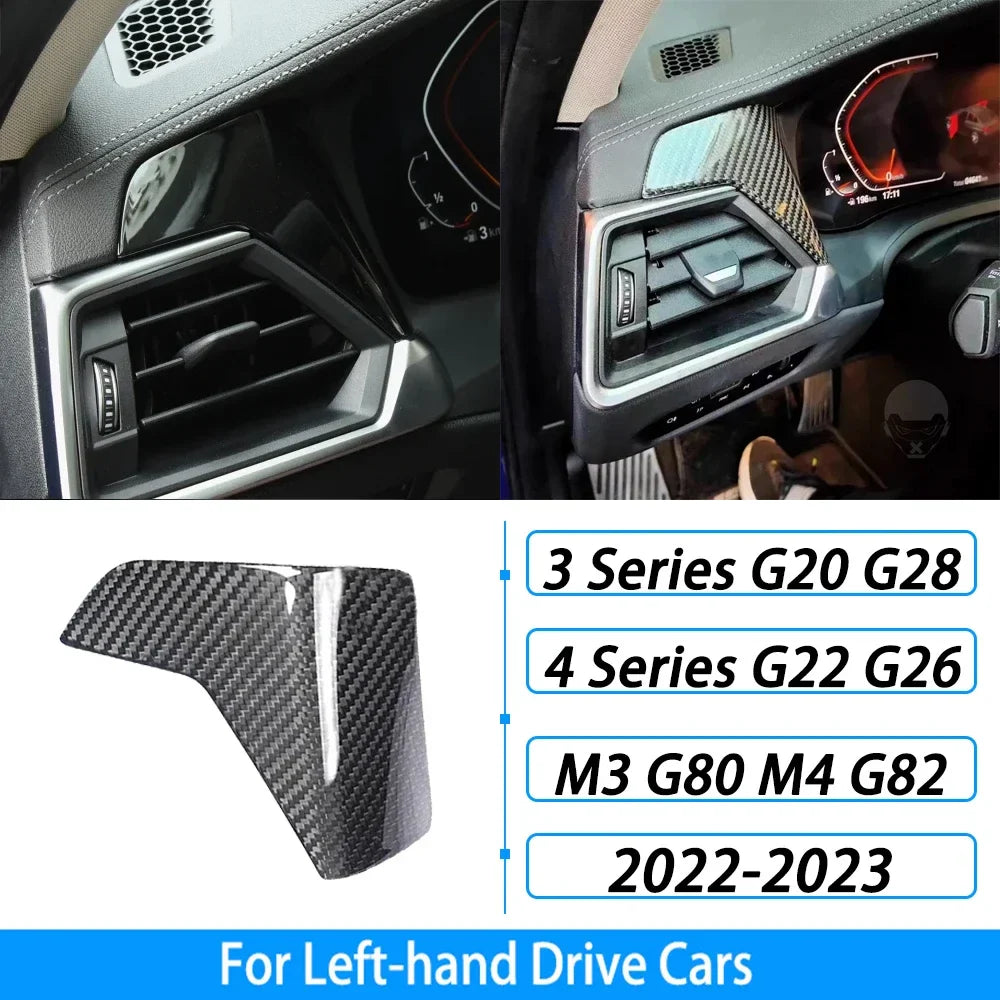Carbon Fiber Gear Shift Side Panel Cover for BMW 3/4 Series & M3/M4 (G20–G82)