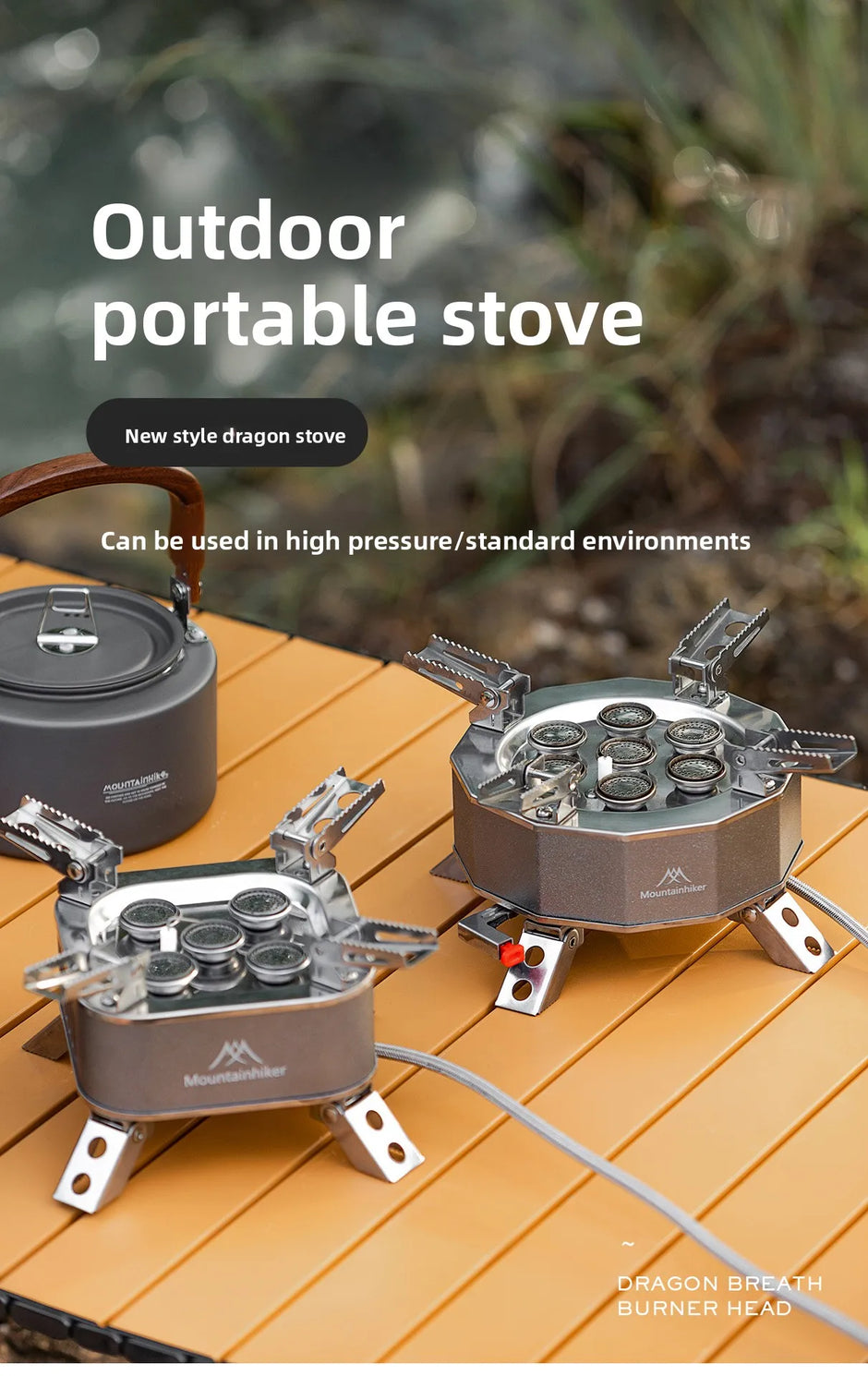 MOUNTAINHIKER 15800W 19800W Camping Gas Stove