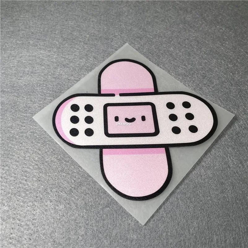 Pink Band Aid Injury Lovely Stickers