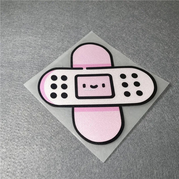 Pink Band Aid Injury Lovely Stickers