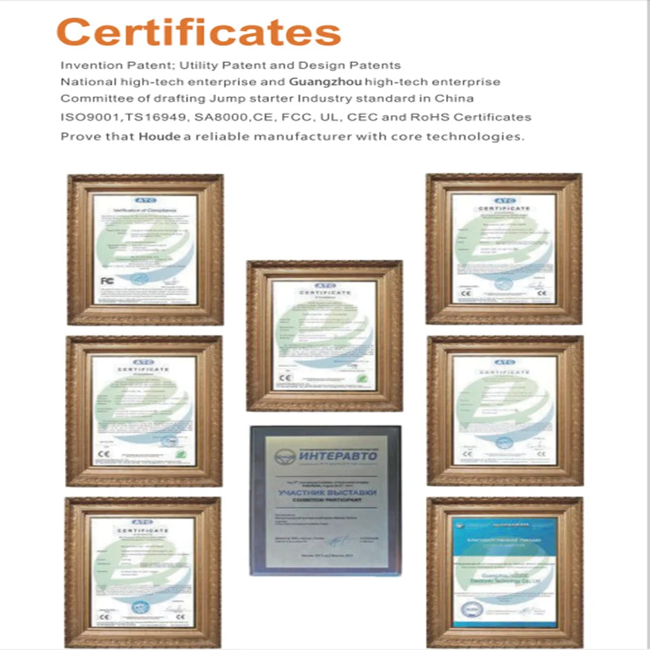 Super Capacitor 12v Jump Starter  1000A