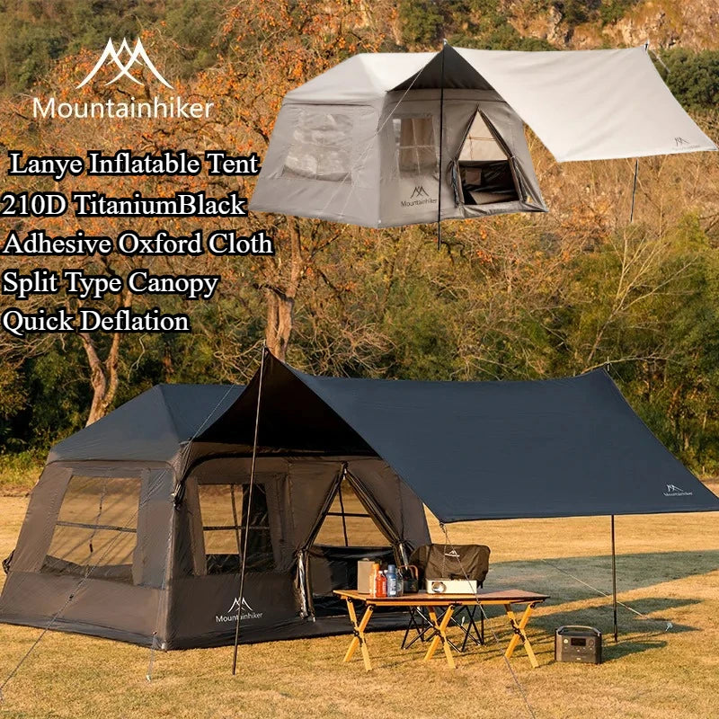 MOUNTAINHIKER Outdoor Camping Tent – Manual Inflation