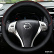 Car Steering Wheel Cover Artificial Leather For Nissan