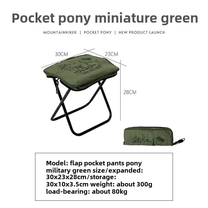 MOUNTAINHIKER C Portable Folding Stool Ultra-light