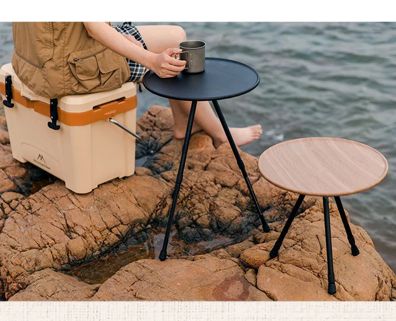 MOUNTAINHIKER Telescopic Folding Round Table