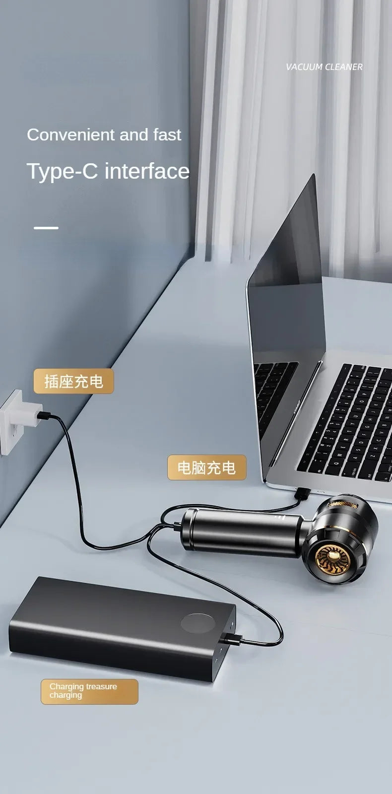 Car Vacuum Cleaner High Power Portable Handheld