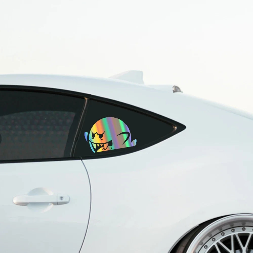 Car Sticker BOO GHOST PEEKER Vinyl Decal