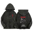 Berserk Wash Zip Up Hoodie