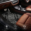 4 Pcs Car Floor Mats Bohemian Pattern