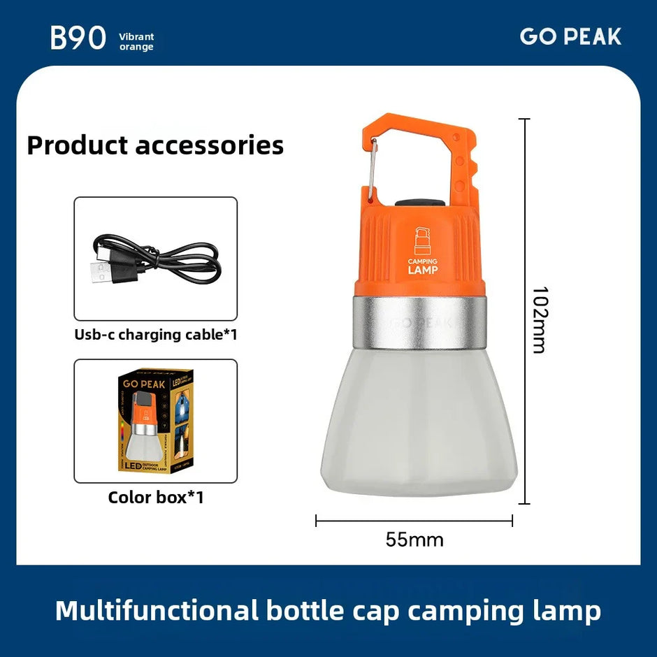 MOUNTAINHIKER GOPEAK 450mAH Atmosphere Light Outdoor Camping Hiking Water Bottle