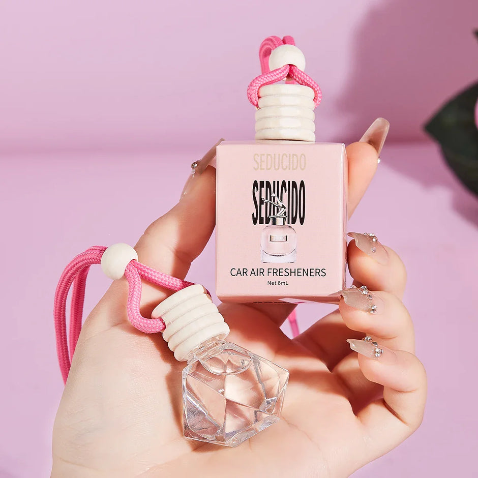 Pink car fragrance
