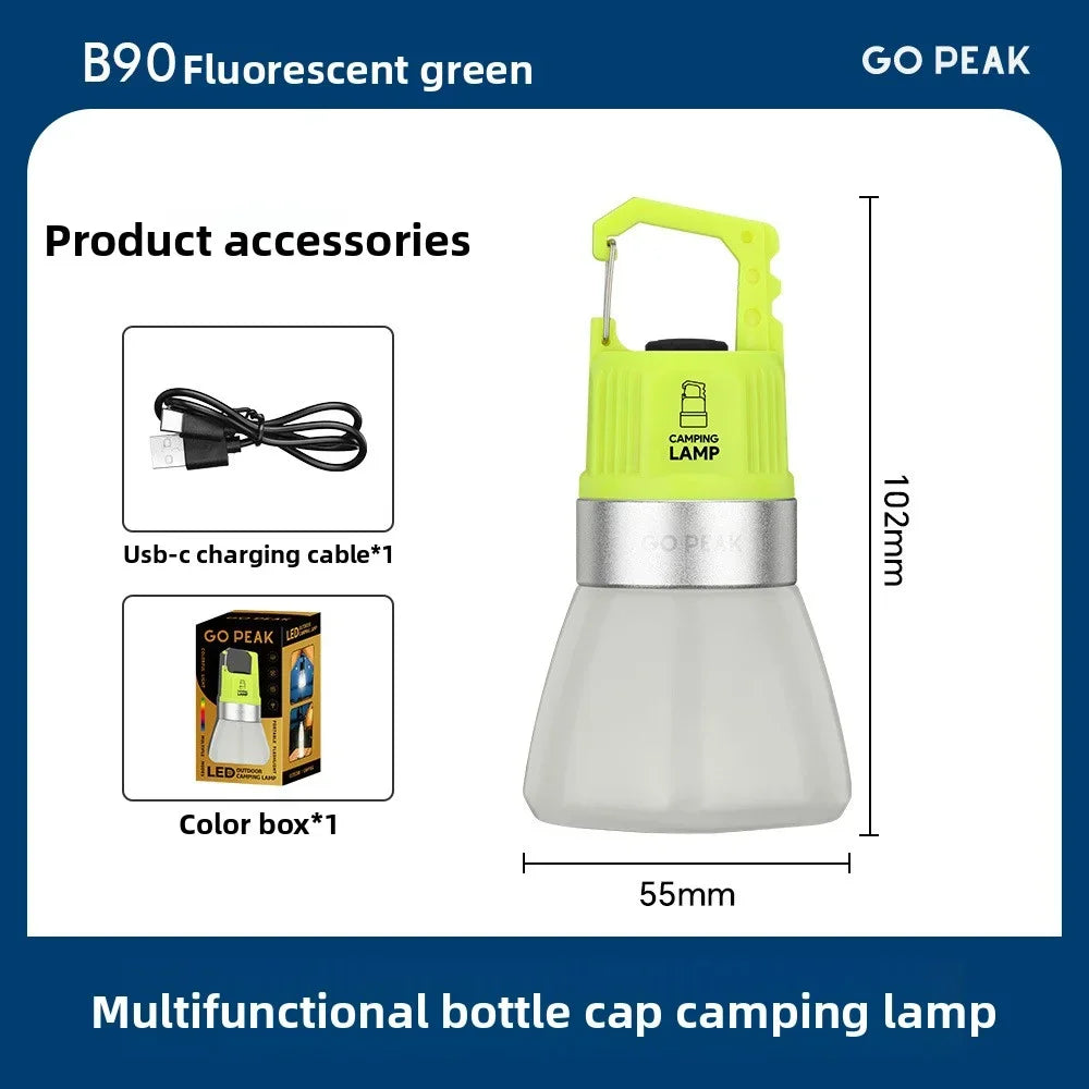 MOUNTAINHIKER GOPEAK 450mAH Atmosphere Light Outdoor Camping Hiking Water Bottle