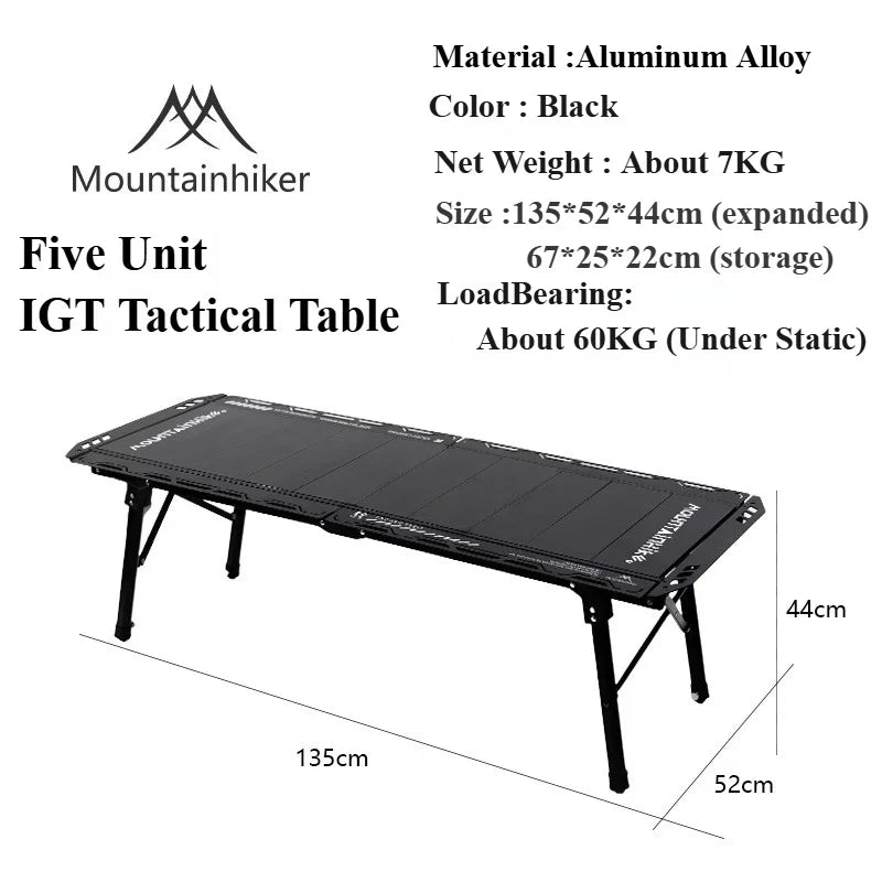 MOUNTAINHIKER 5-Unit IGT Camping Table