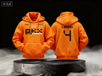 Lando Norris NO.4 2025 new racing style long sleeved hooded sweatshirt