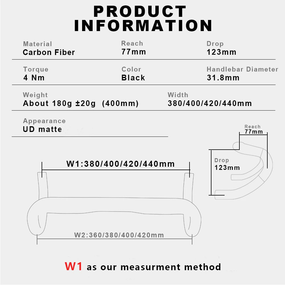 RXL SL Carbon Handlebar – 31.8mm Road Bike