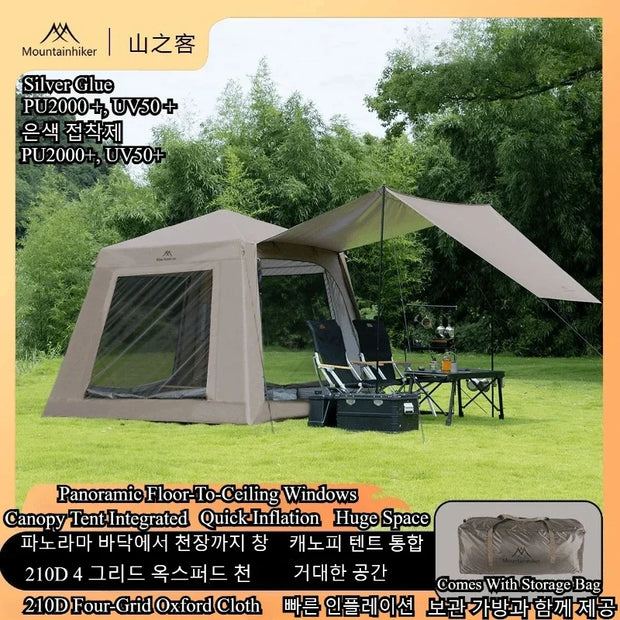 MOUNTAINHIKER Inflatable Tent (Large 3-4 Person )