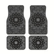 4Pcs Bohemian Car Floor Mats Anti-slip Heavy Duty Persian Carpet