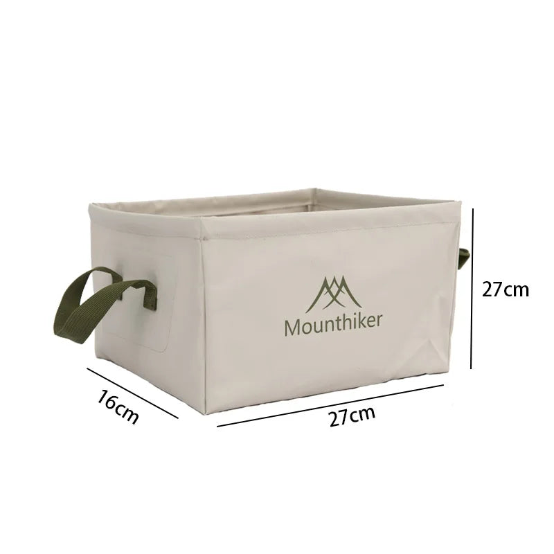 MOUNTAINHIKER Outdoor Foldable 10L Round Bucket Storage Bag