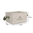 MOUNTAINHIKER Outdoor Foldable 10L Round Bucket Storage Bag