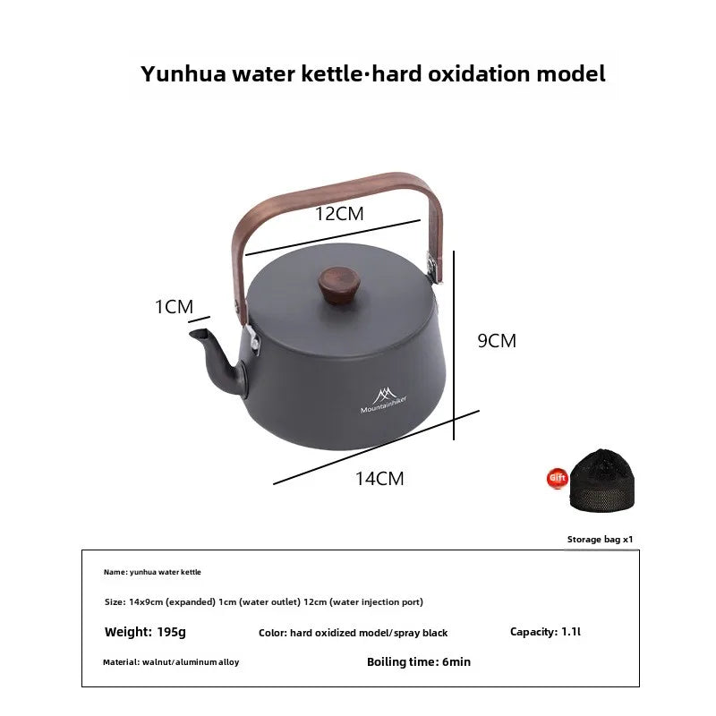 MOUNTAINHIKER 1.1L Camping Teapot & Coffee Pot