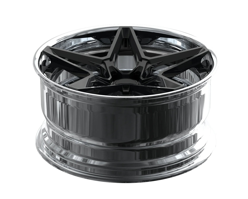 2-Piece Custom Wheel 5 Spoke Forged Wheels