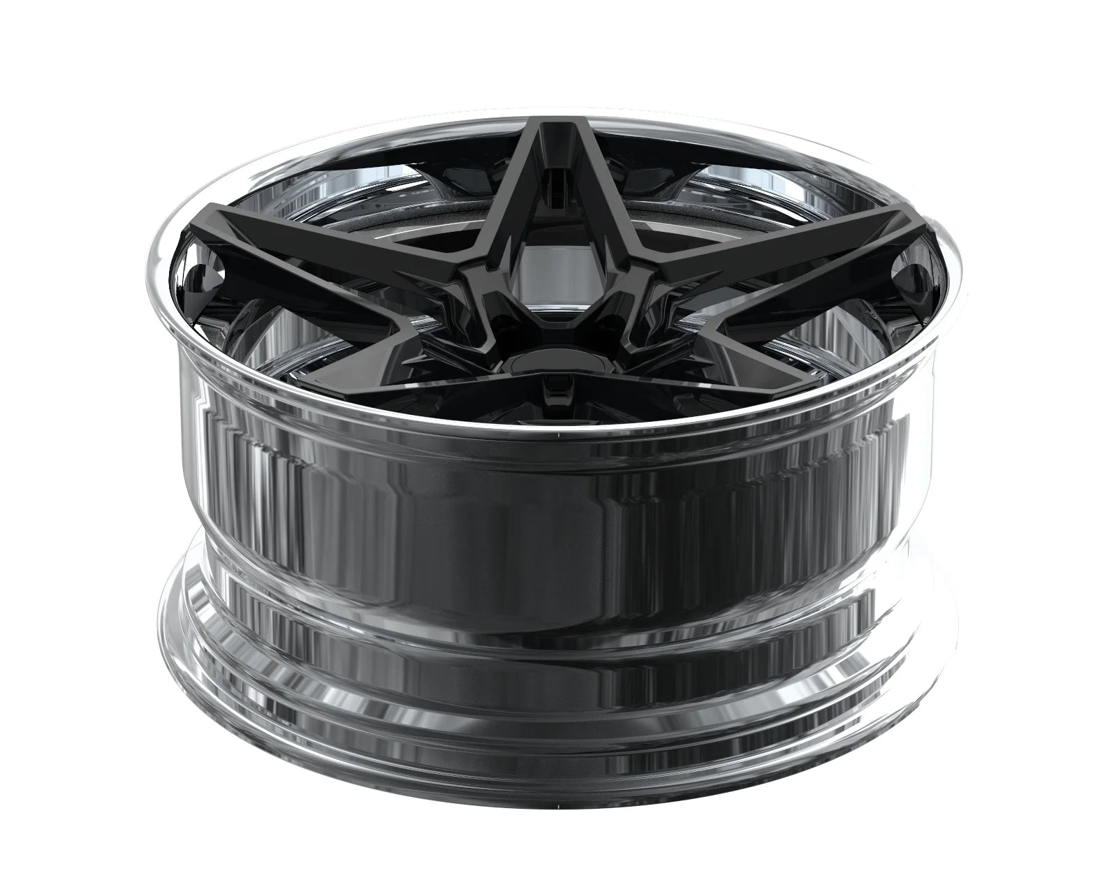2-Piece Custom Wheel 5 Spoke Forged Wheels