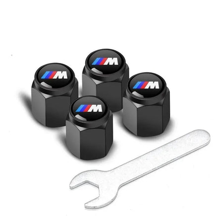 4Pcs Car Tire Valve Air Cap Set for BMW (E46–F15, M Series) - wheel hardware - Droppi UAE