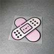 Pink Band Aid Injury Lovely Stickers