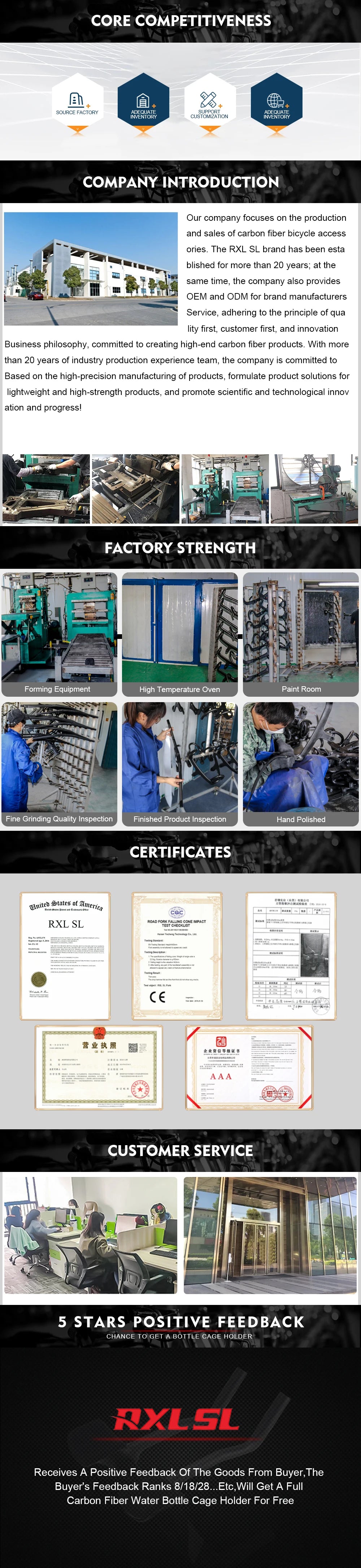 RXL SL Carbon Drop Bar Road Bike Handlebar – 31.8mm, 380–440mm