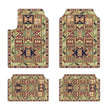 4Pcs/Set Bohemian Car Floor Mats Heavy Duty Rubber Back Car Floor Protector