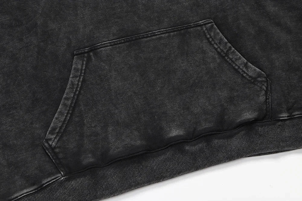 Gothic Vintage Washed Hoodies